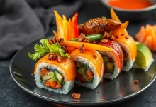 Photo of Вегетарианские суши с сезонными овощами