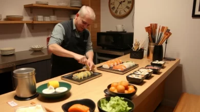 Photo of Оформление суши бара в небольшом помещении
